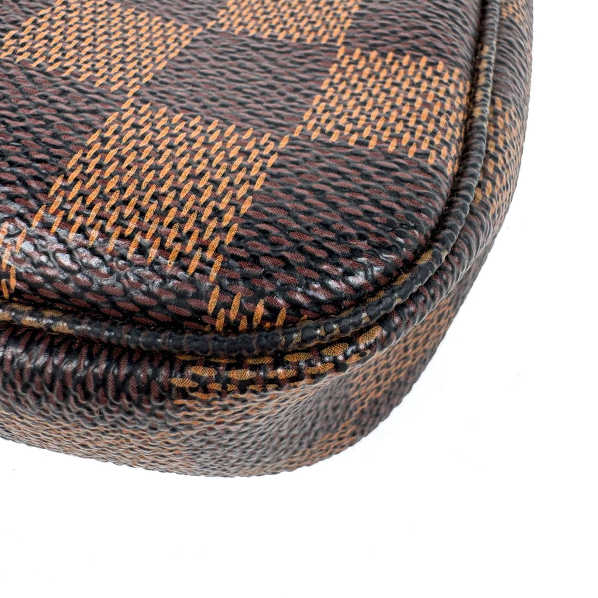 Louis Vuitton Damier Brown Damier Canvas Pochette Pouch (Pre-Owned)