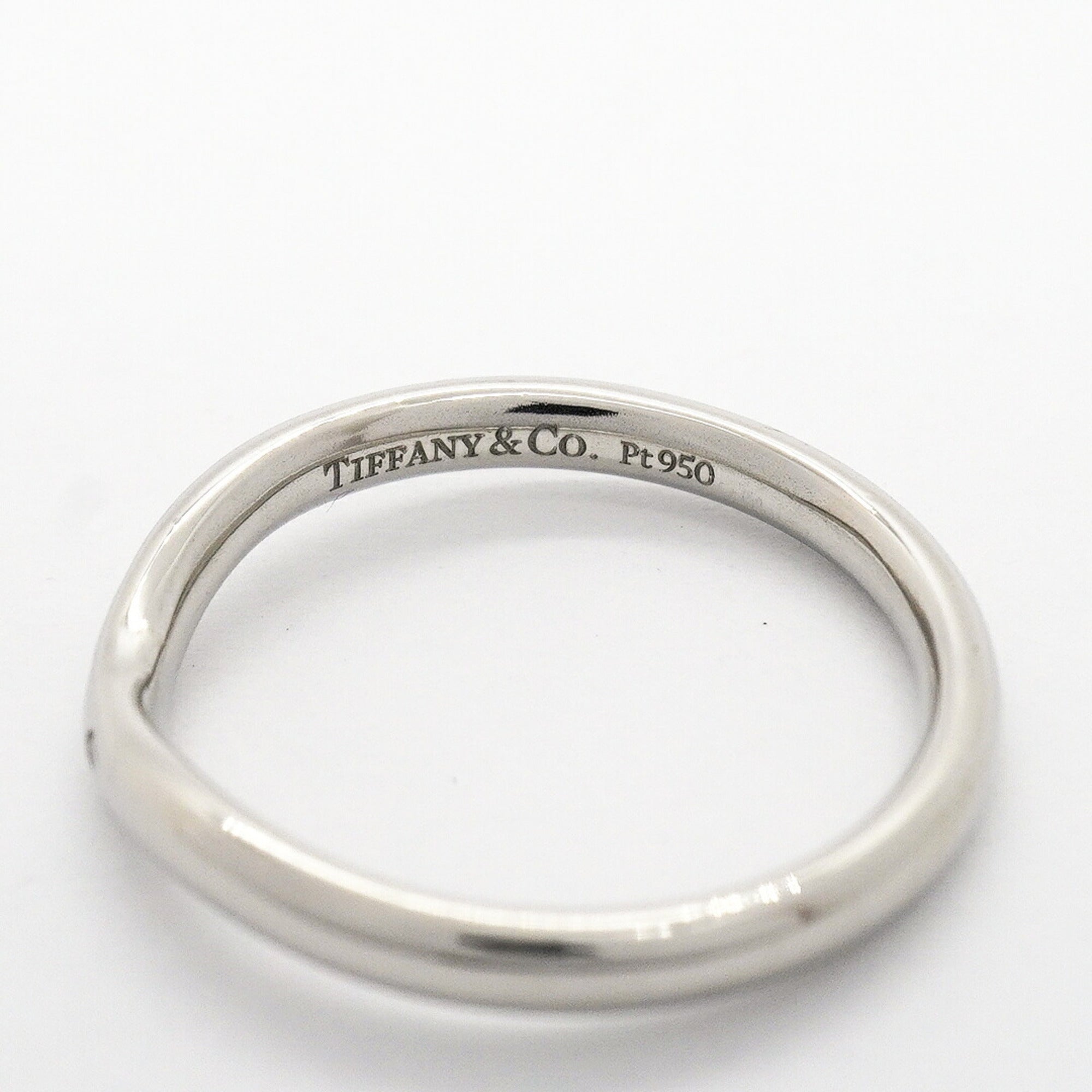 Tiffany Platinum 950 Band Ring (Pre-Owned)