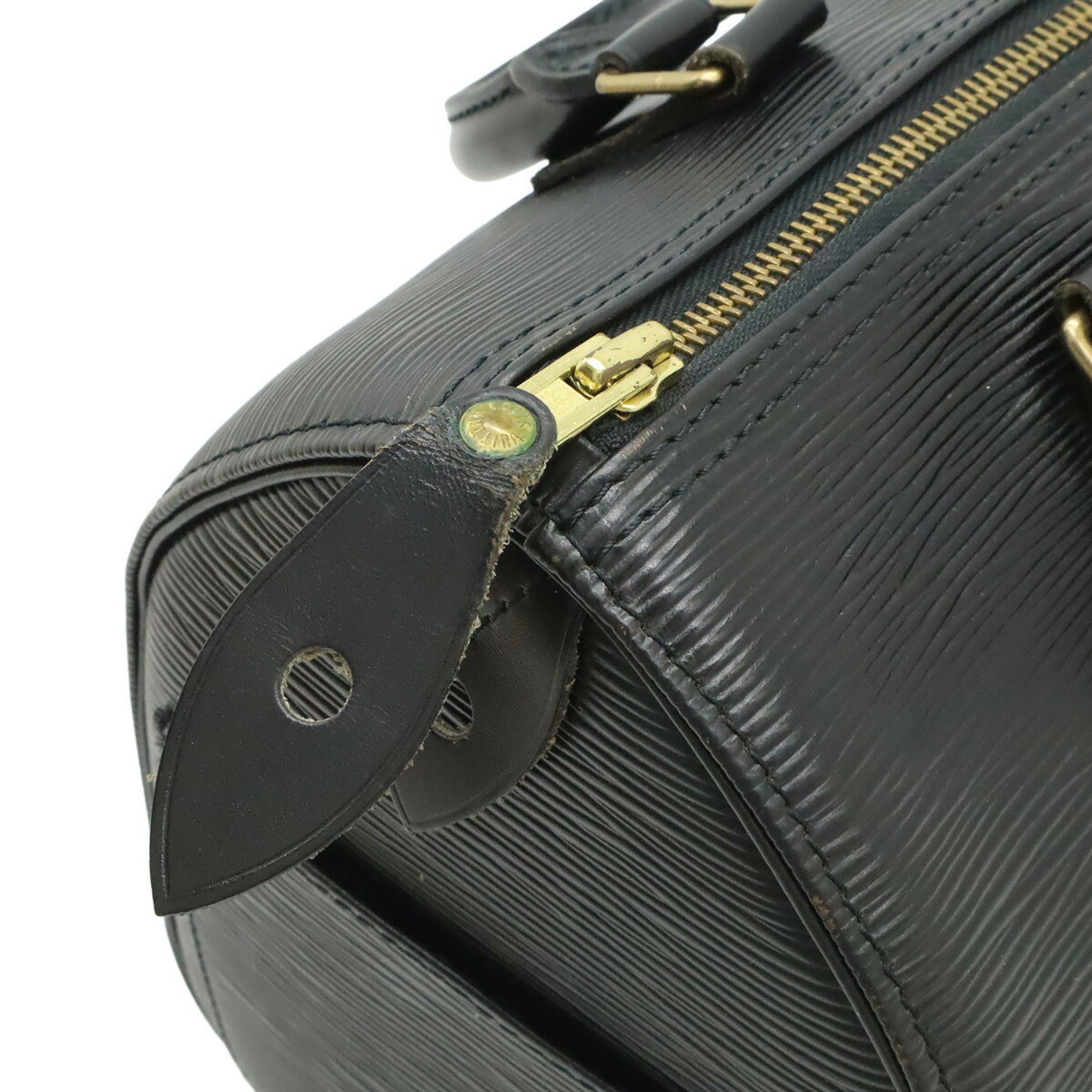 Louis Vuitton Black Noir Epi Leather Handbag (Pre-Owned)