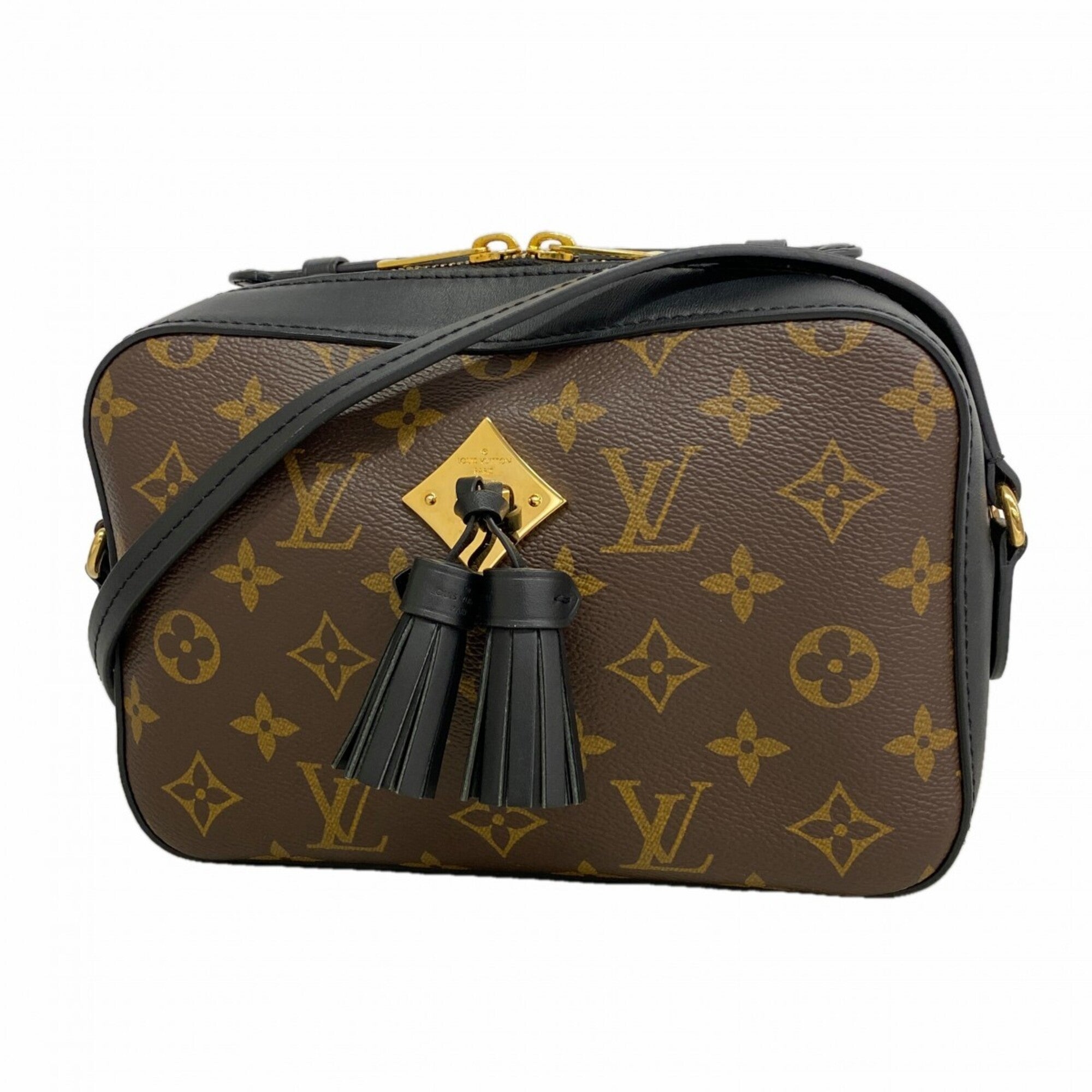 Louis Vuitton Black Brown Handbag (Pre-Owned)