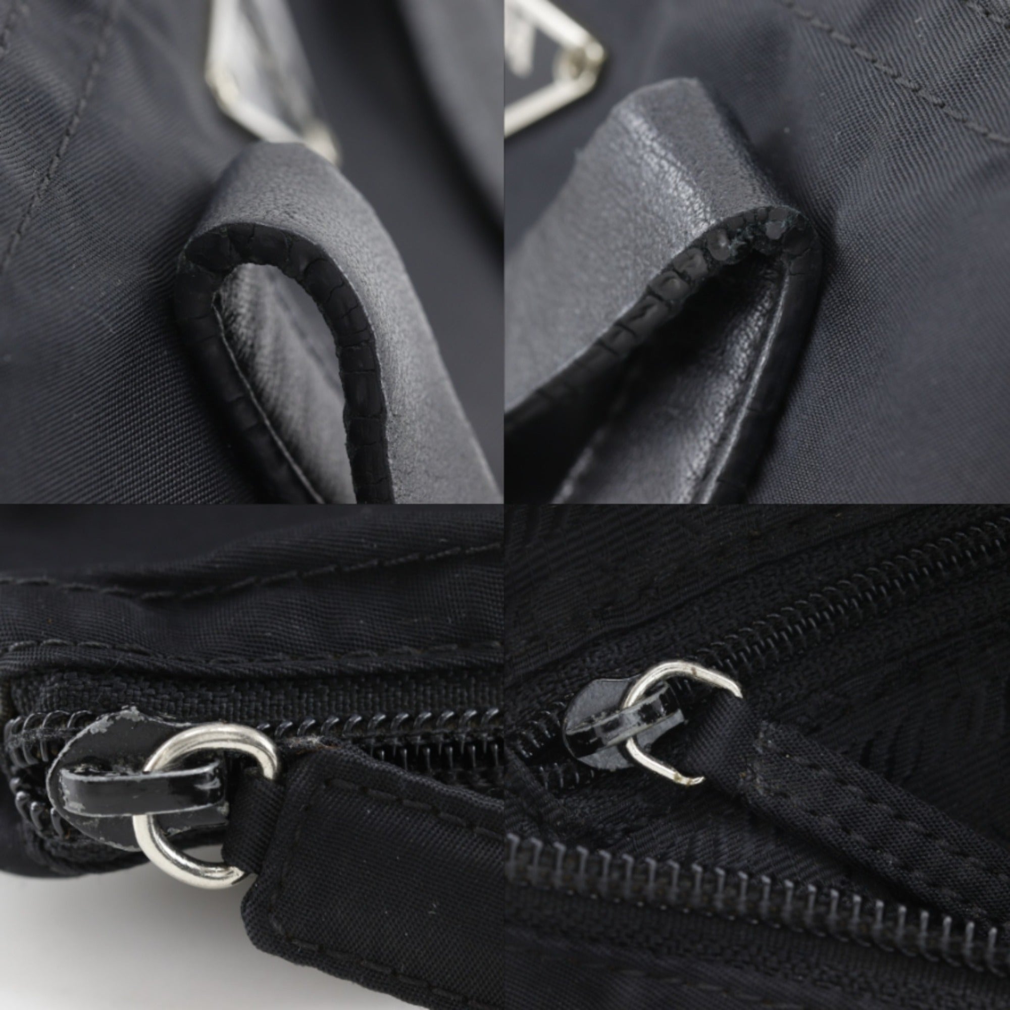 Prada Black Nylon Handbag (Pre-Owned)
