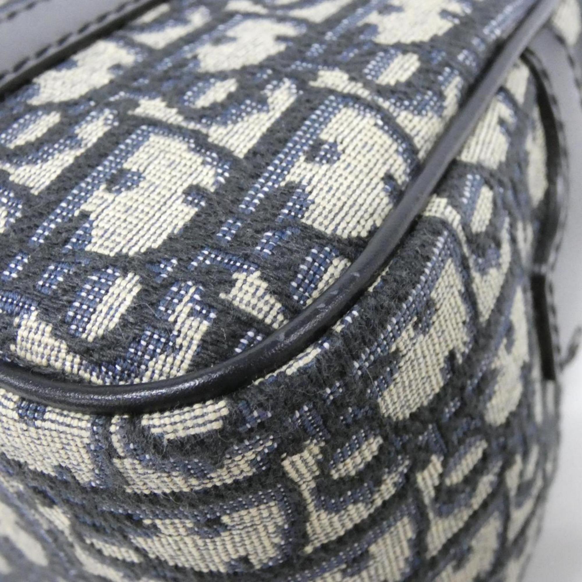 Christian Dior Blue Canvas Handbag (Pre-Owned)