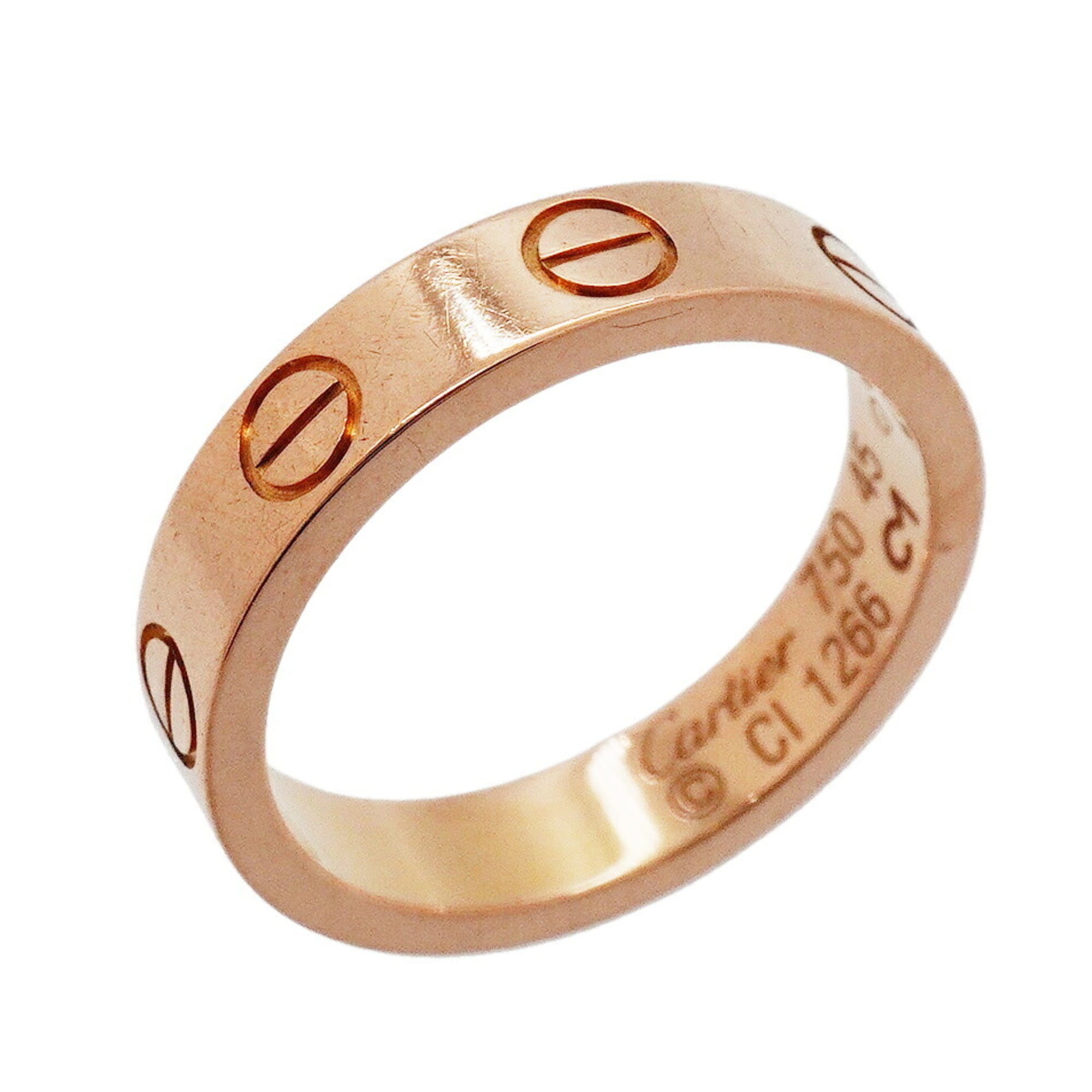Cartier Pink Gold (18K) Band Ring (Pre-Owned)