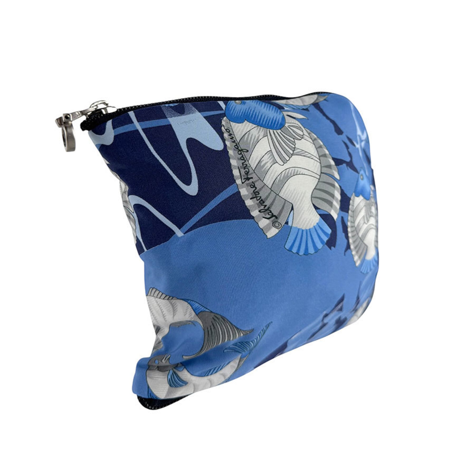 Salvatore Ferragamo Blue Nylon Eco-Bag Tote Bag (Pre-Owned)