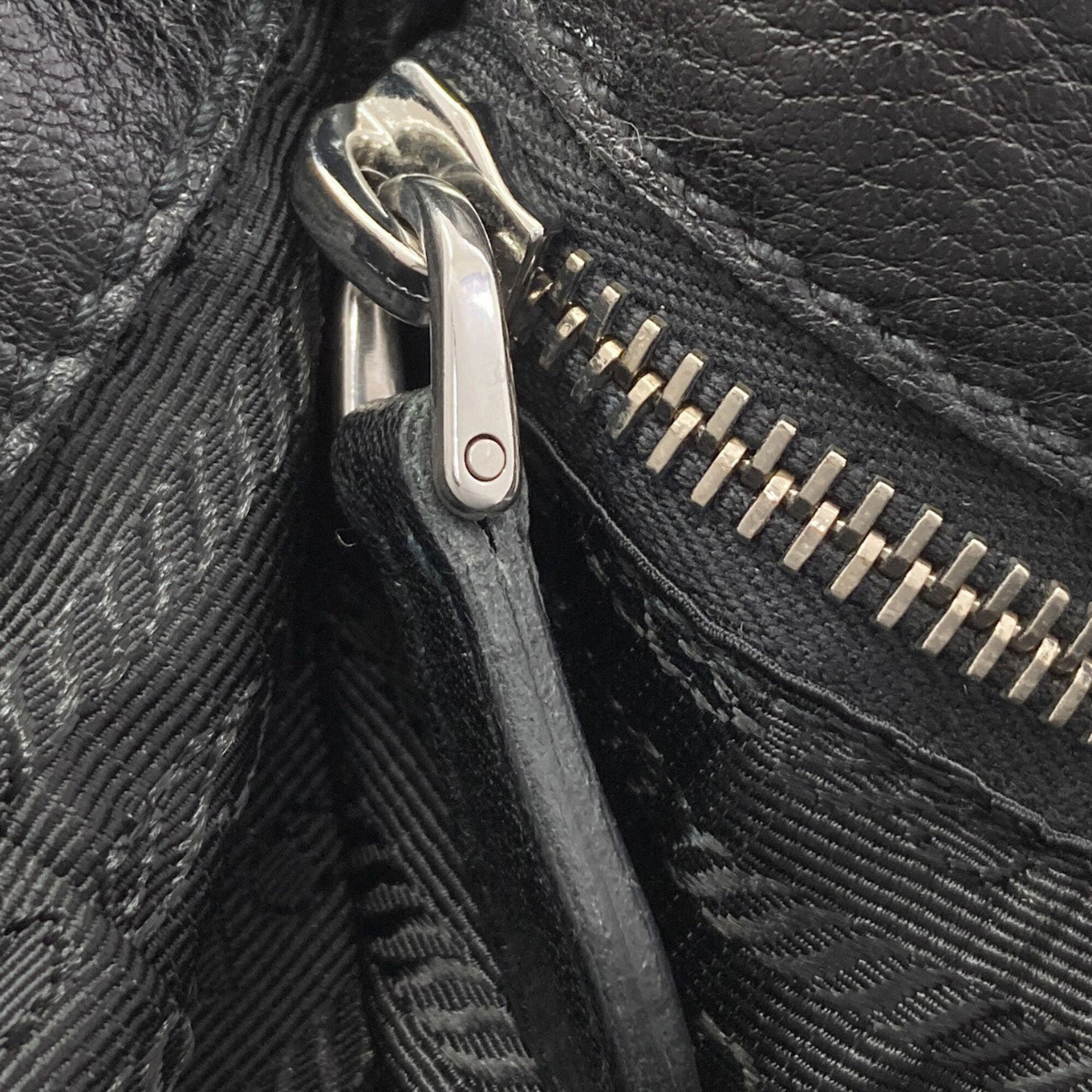 Prada Black Leather Tote Bag (Pre-Owned)