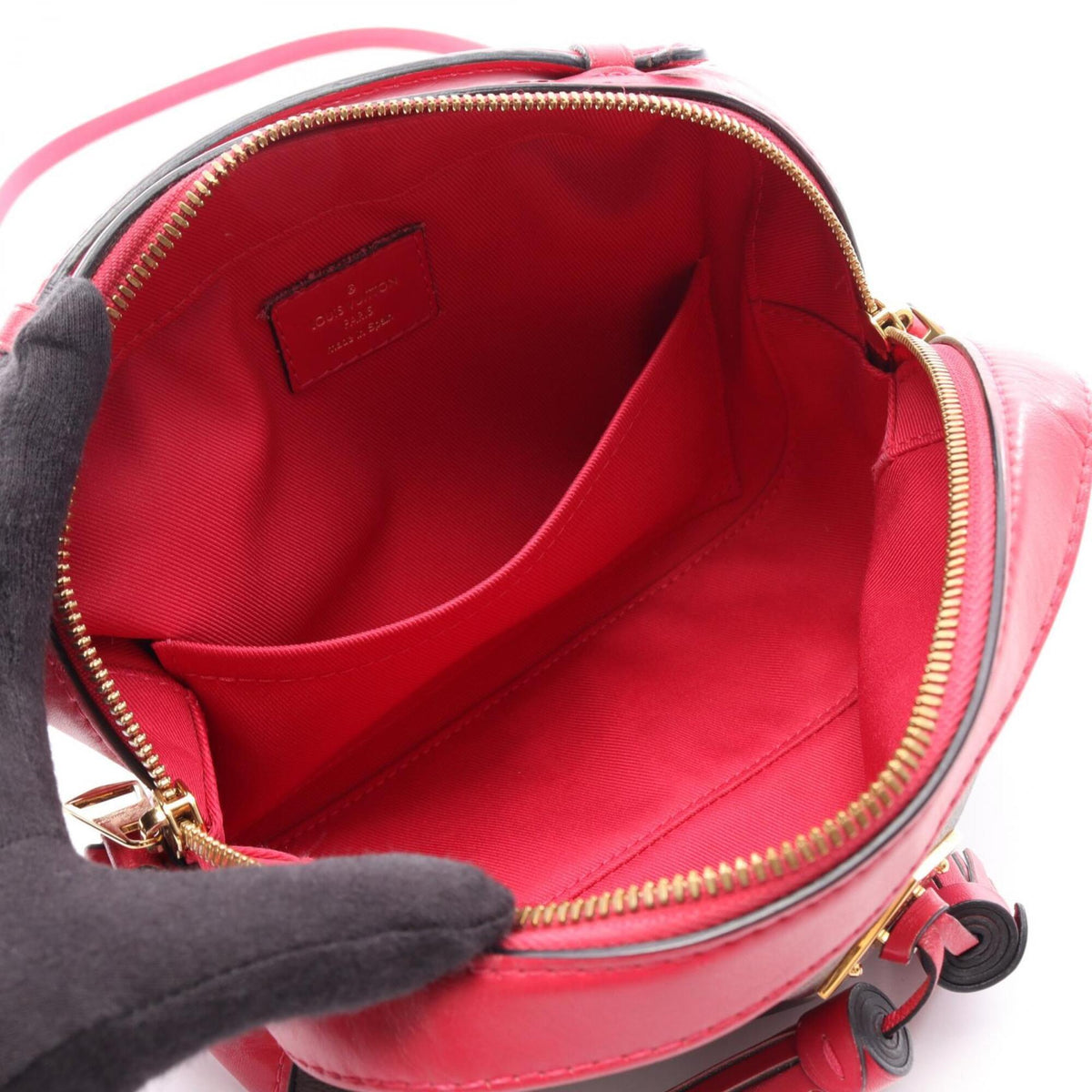 Louis Vuitton Brown Freesia Monogram Pink Monogram Leather Handbag Shoulder Bag (Pre-Owned)