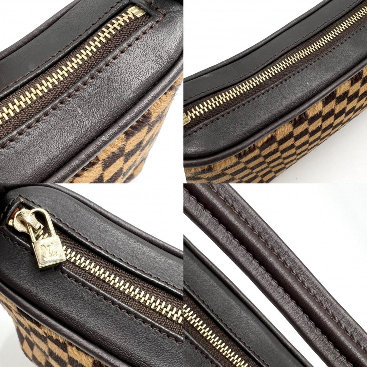 Louis Vuitton Brown Leather Handbag (Pre-Owned)