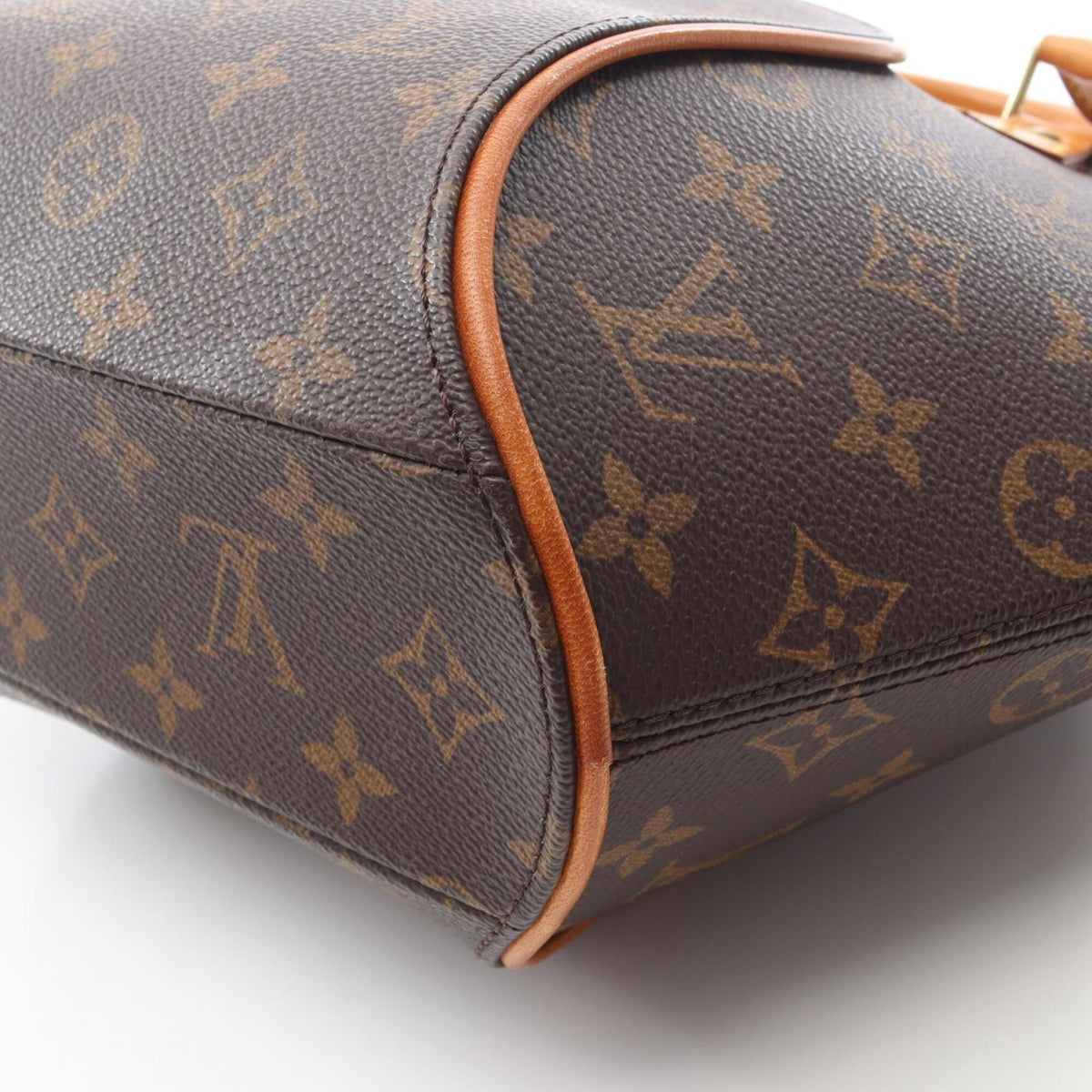Louis Vuitton Brown Coated Canvas Leather Handbag (Pre-Owned)