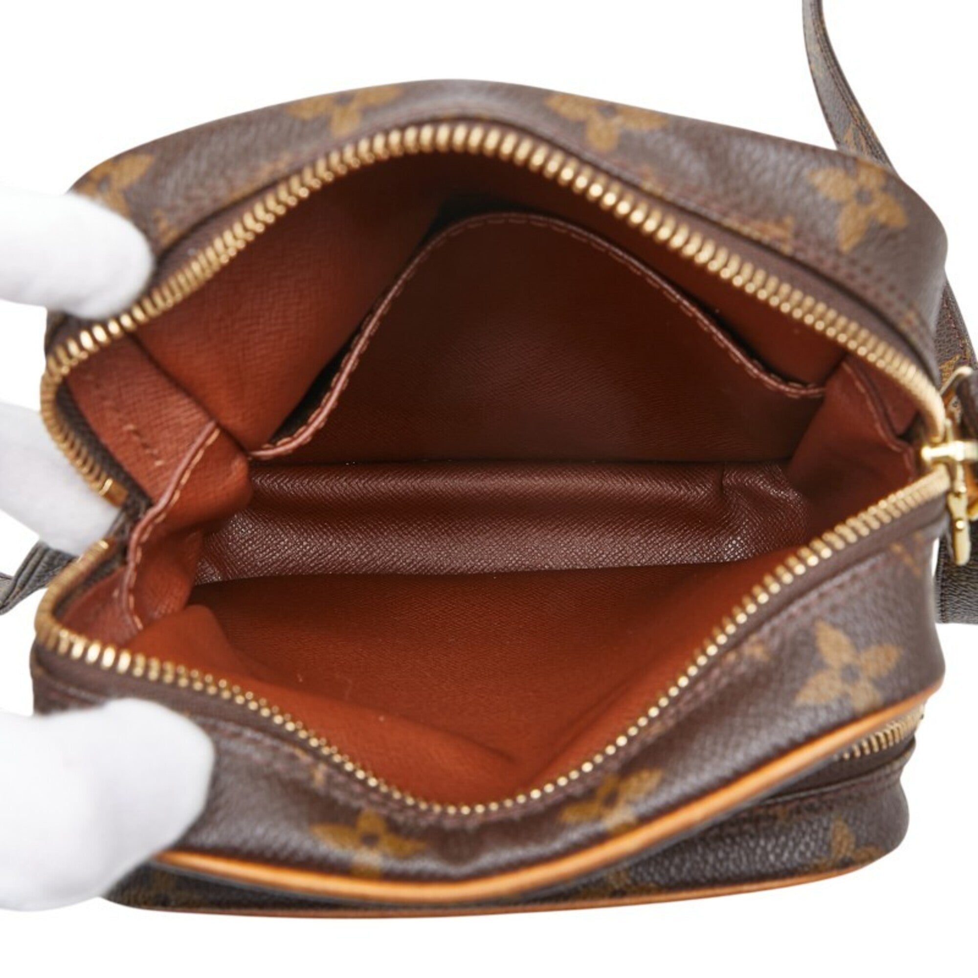 Louis Vuitton Brown Pvc Leather Shoulder Bag (Pre-Owned)
