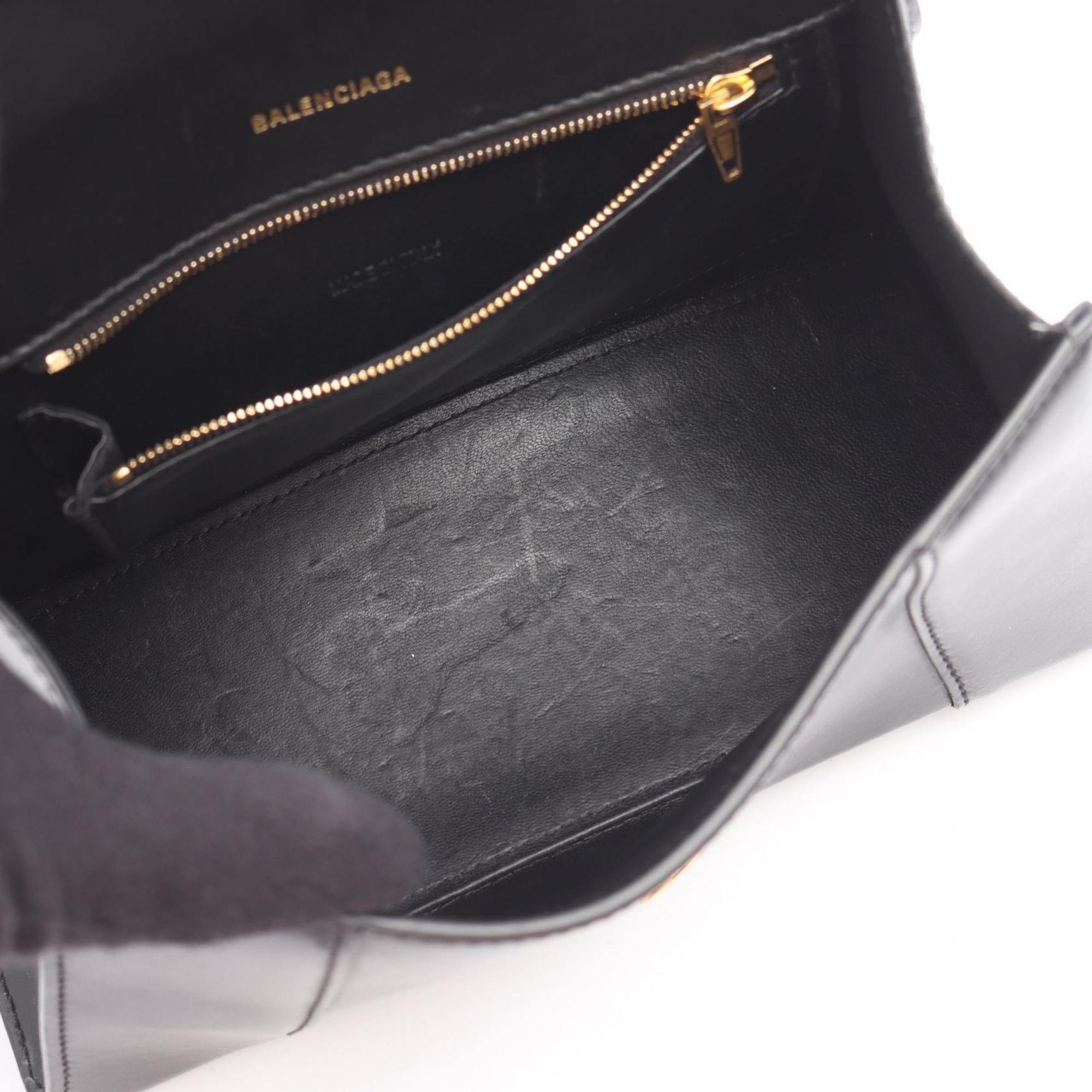 Balenciaga Black Leather Handbag (Pre-Owned)