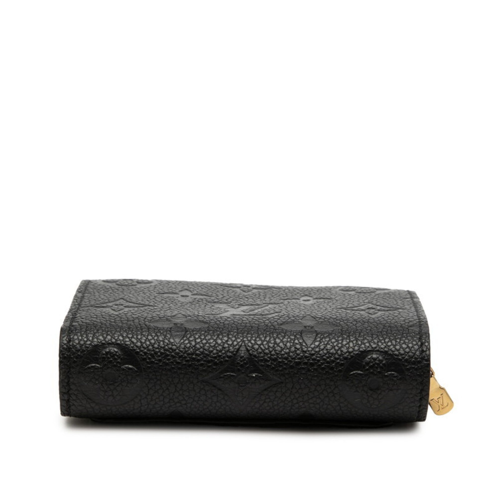 Louis Vuitton Black Noir Leather Wallet (Bi-Fold) (Pre-Owned)