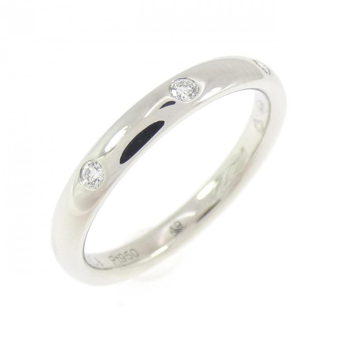 Van Cleef & Arpels Platinum 950 Band Ring (Pre-Owned)