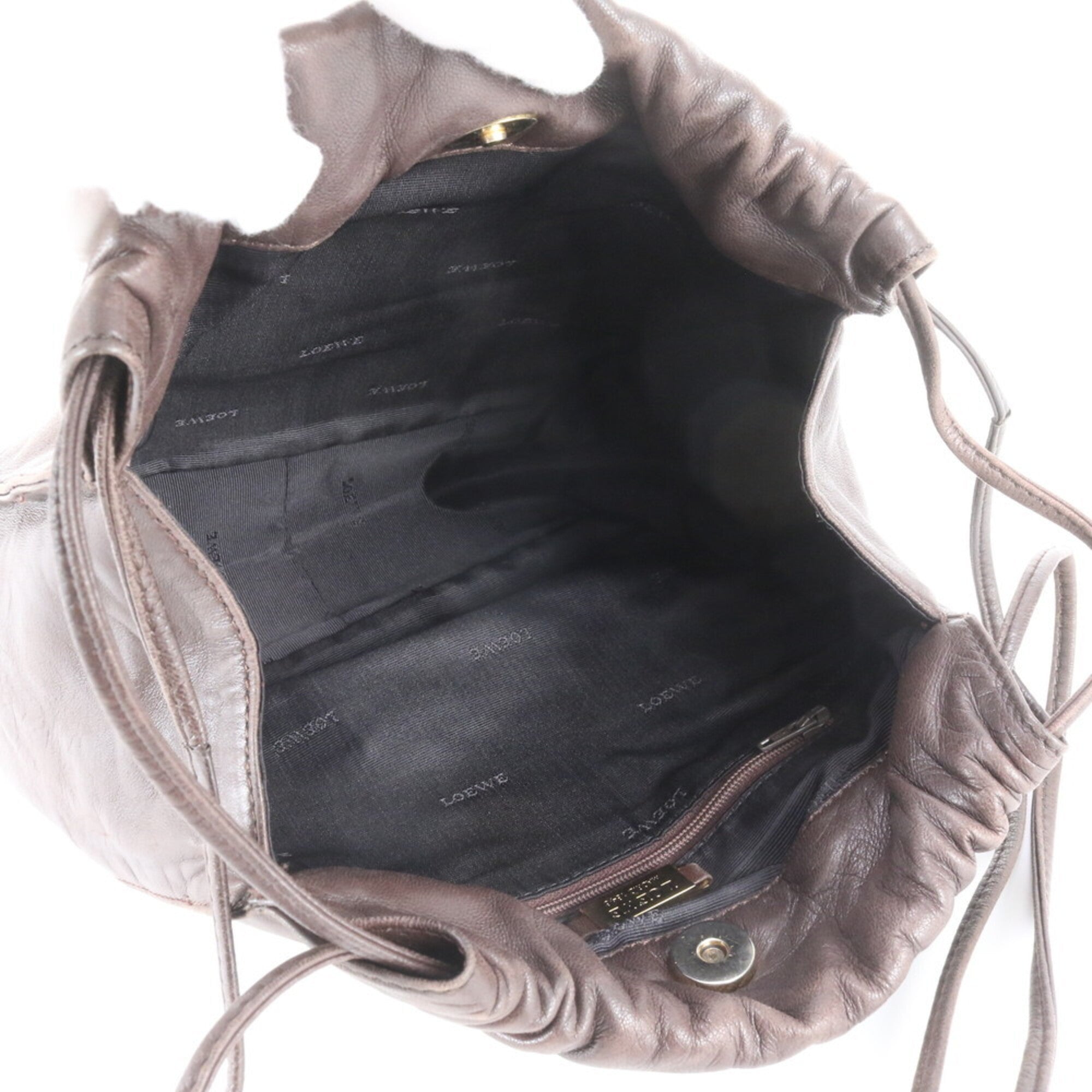 Loewe Brown Leather Shoulder Bag (Pre-Owned)