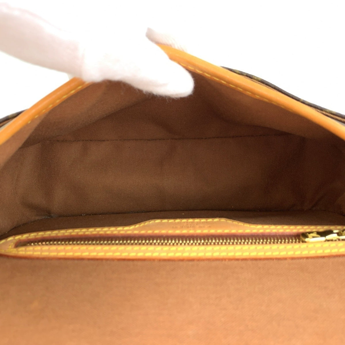 Louis Vuitton Brown Pvc Leather Messenger Bag Shoulder Bag (Pre-Owned)