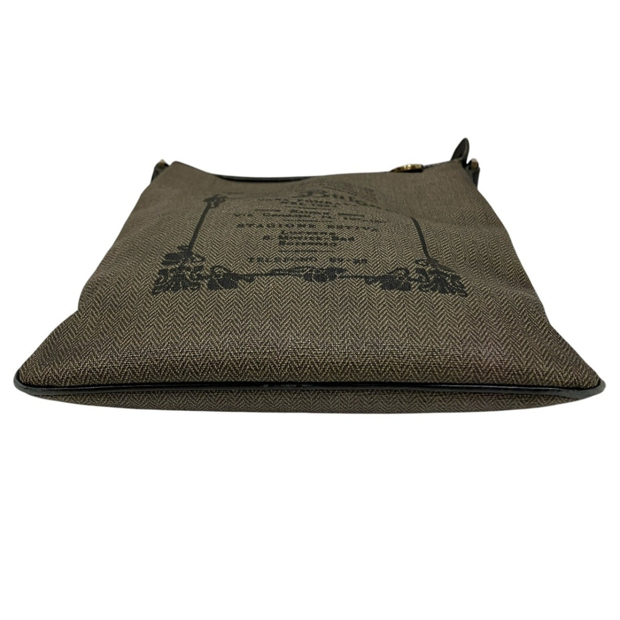 Bvlgari Khaki Pvc Shoulder Bag (Pre-Owned)