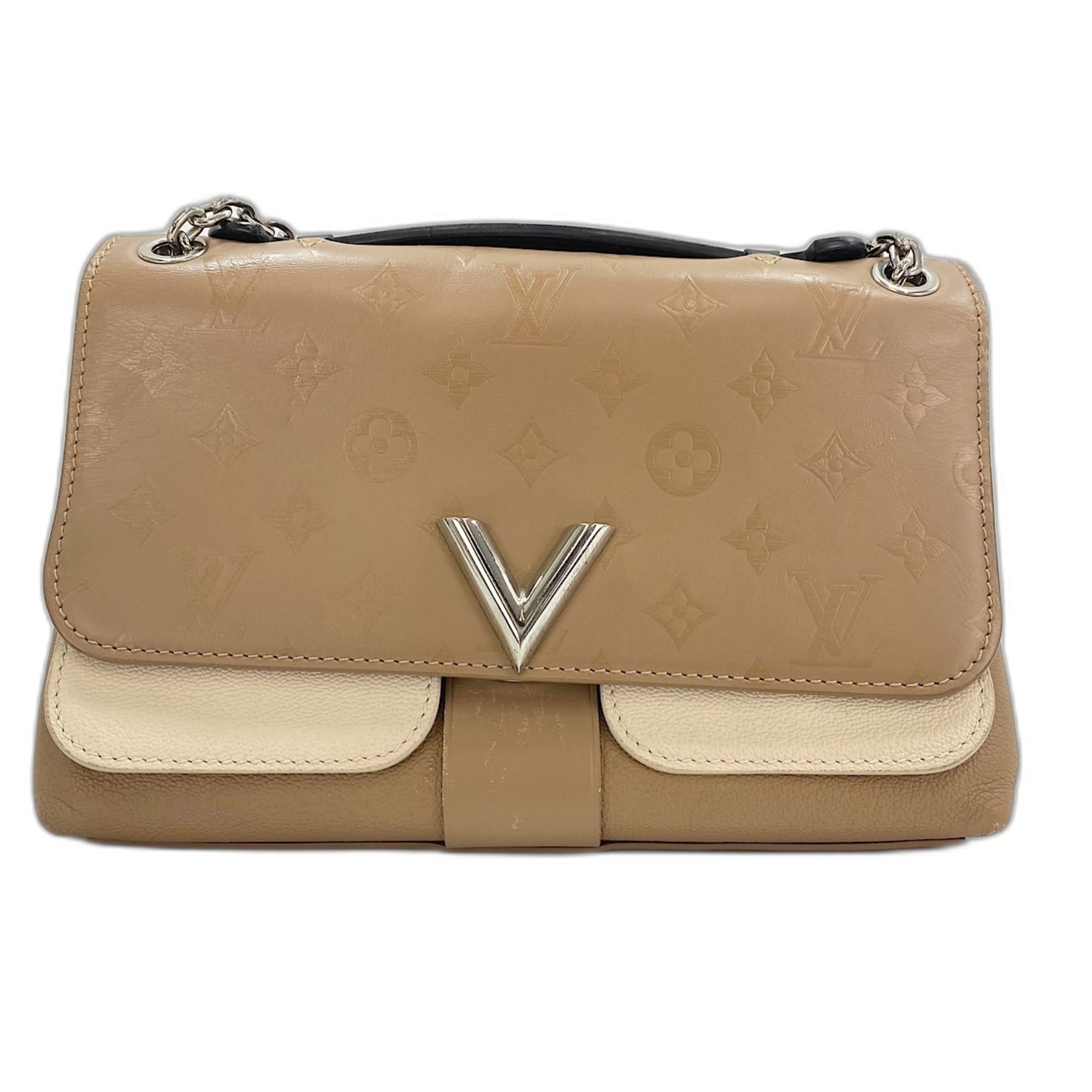 Louis Vuitton Beige Shoulder Bag (Pre-Owned)