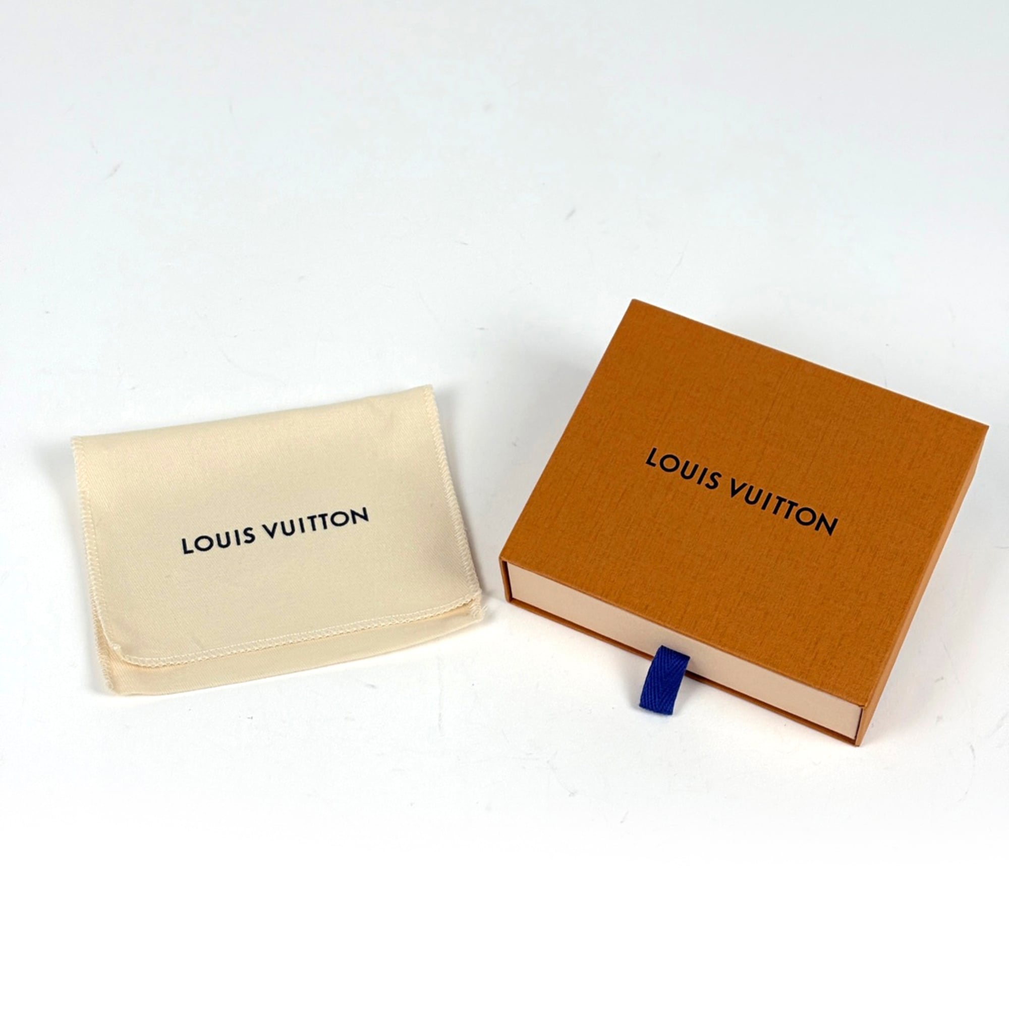 Louis Vuitton Brown Leather Wallet (Tri-Fold) (Pre-Owned)