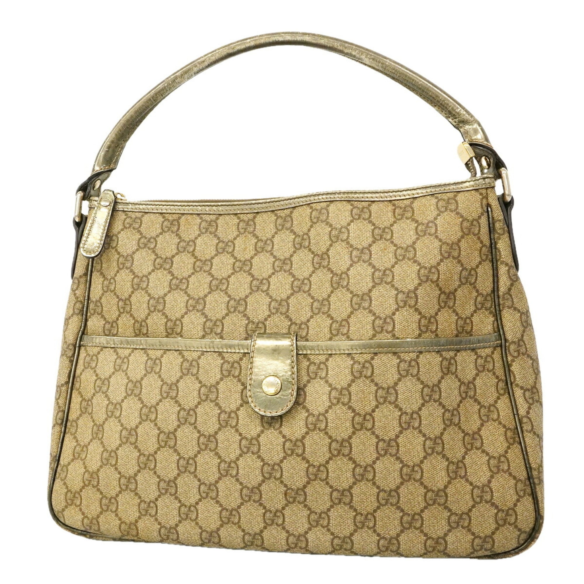 Gucci Brown Pvc Shoulder Bag (Pre-Owned)