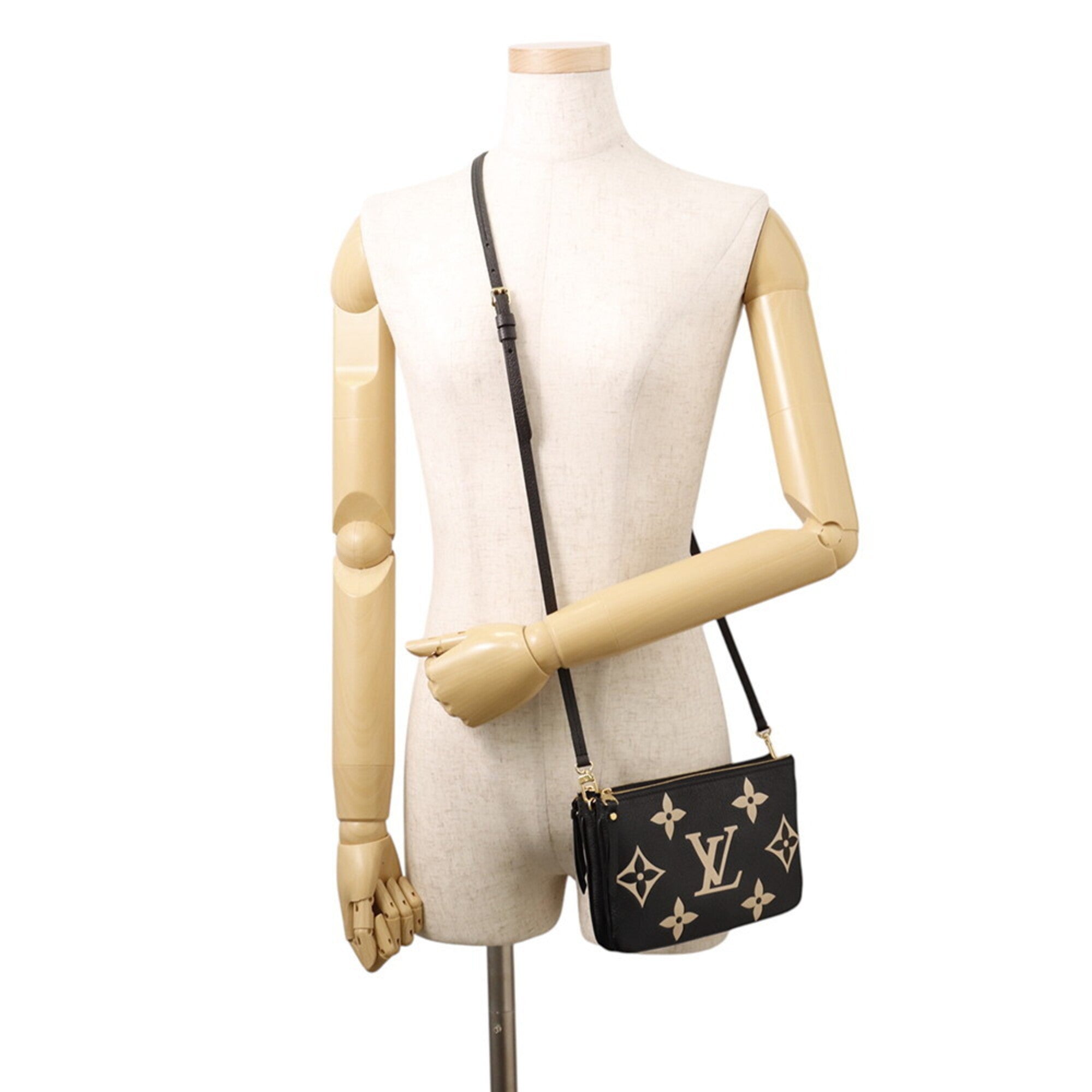 Louis Vuitton Monogram Empreinte Bicolor Black Noir Monogram Empreinte Handbag Shoulder Bag (Pre-Owned)