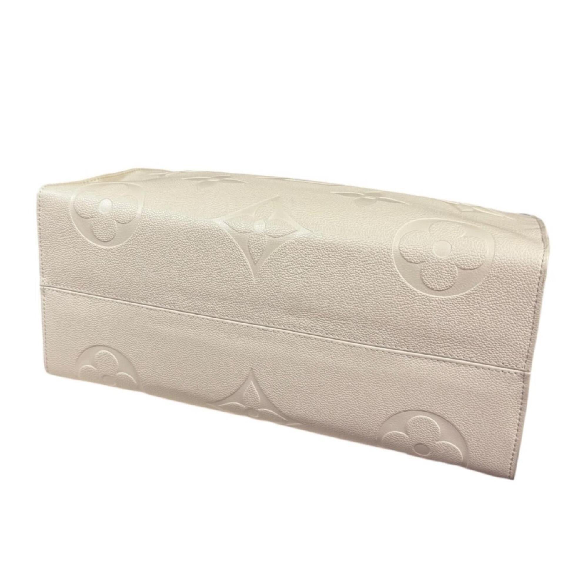 Louis Vuitton Beige Off-White Monogram Empreinte Shoulder Bag (Pre-Owned)