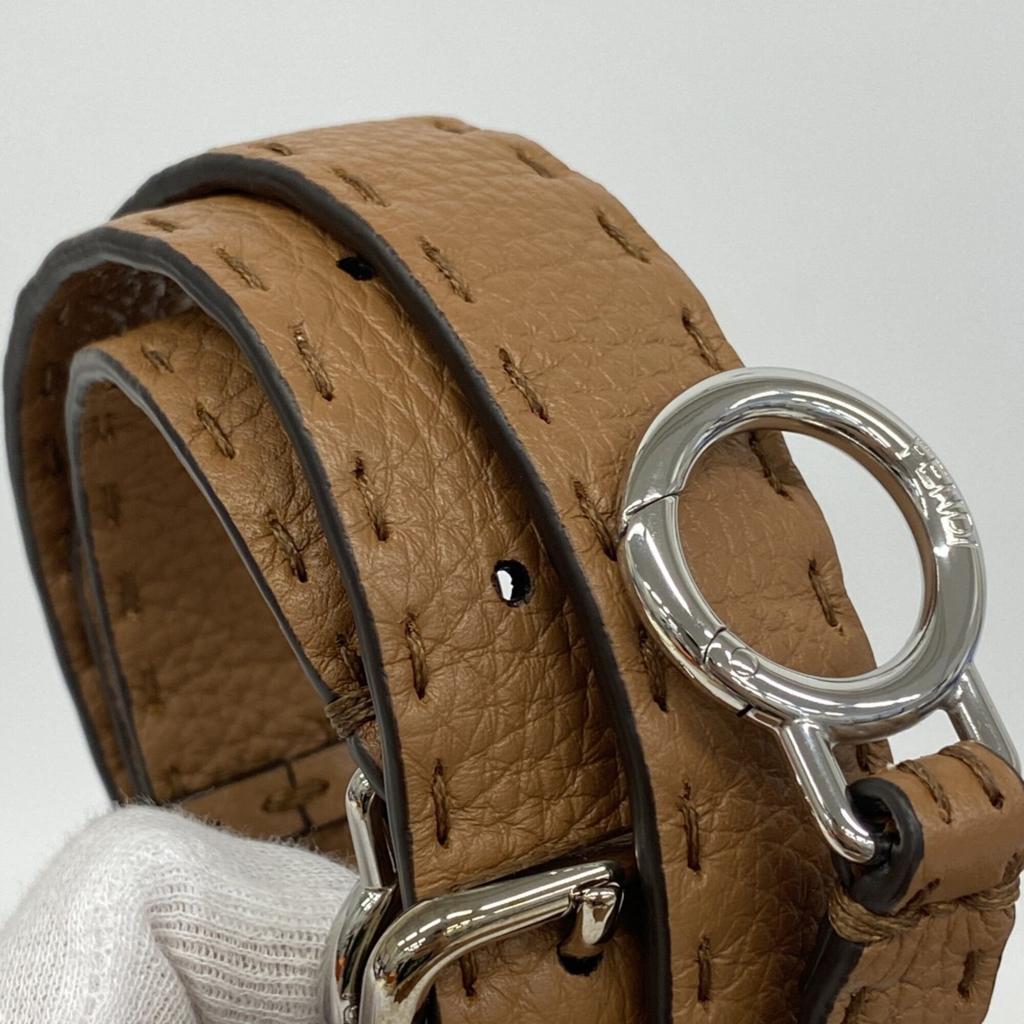 Fendi Brown Leather Handbag (Pre-Owned)