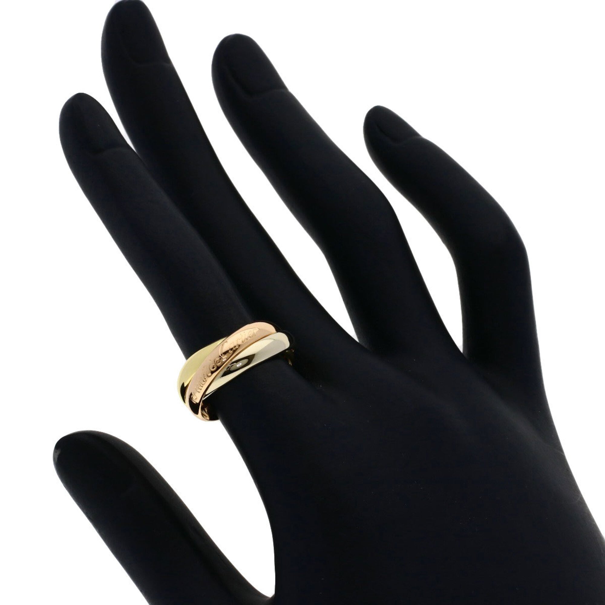Cartier Yellow Gold (18K) Pink Gold (18K) White Gold (18K) Band Ring (Pre-Owned)