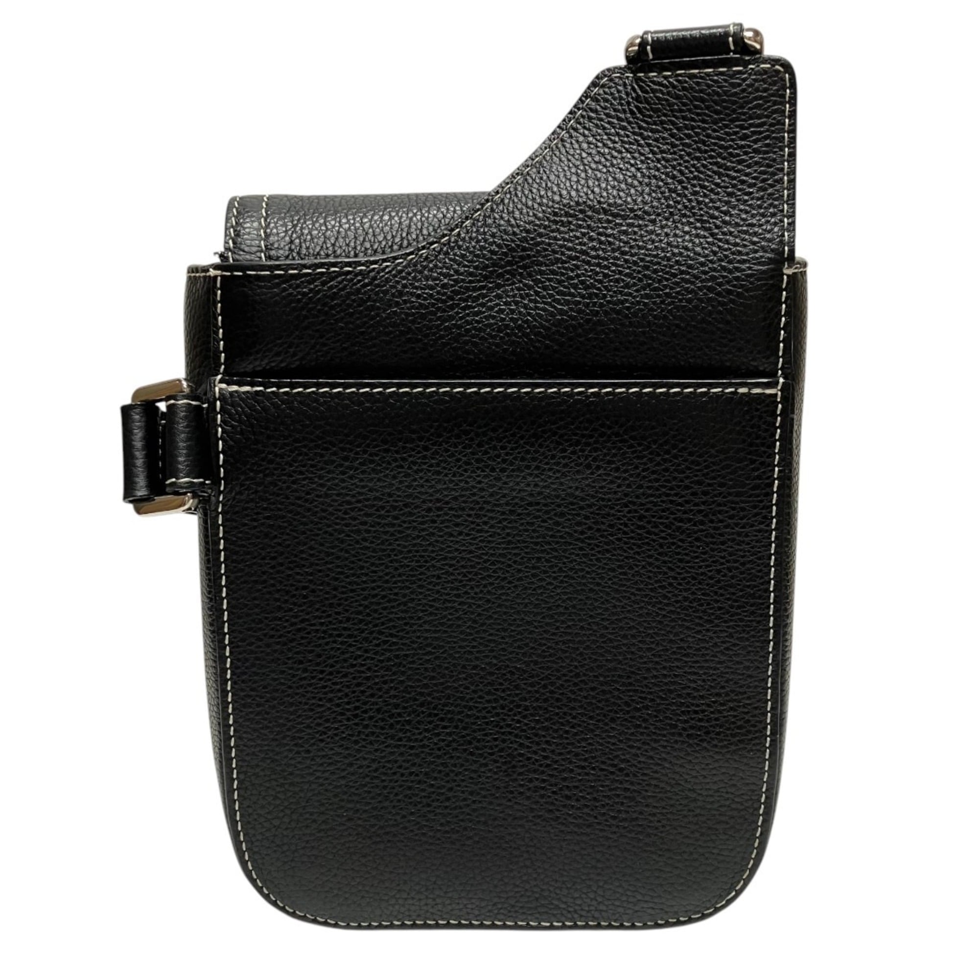 Christian Dior Black Leather Shoulder Bag (Pre-Owned)