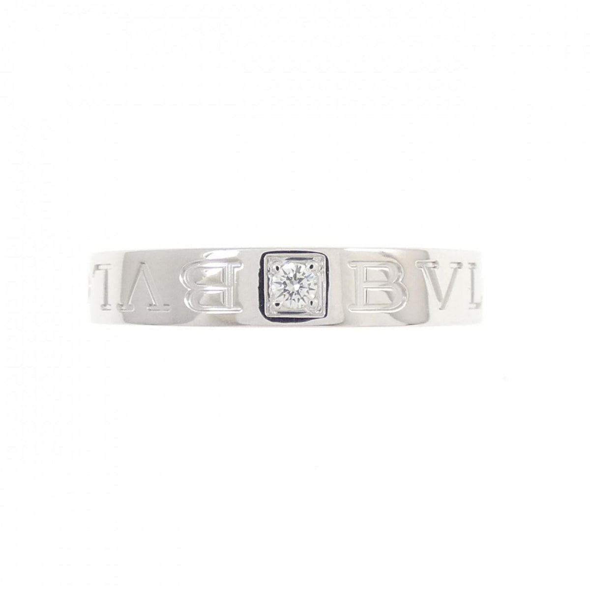Bvlgari White Gold White Gold (18K) Band Ring (Pre-Owned)