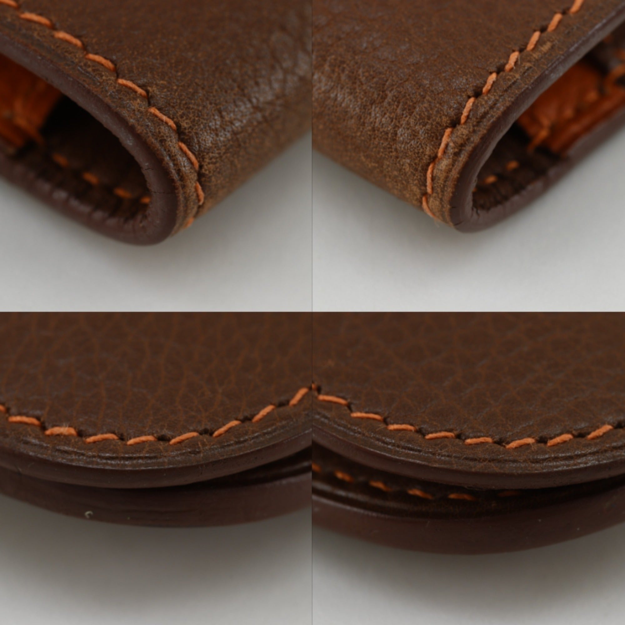 Hermes Brown Togo Leather Long Wallet (Bi-Fold) (Pre-Owned)