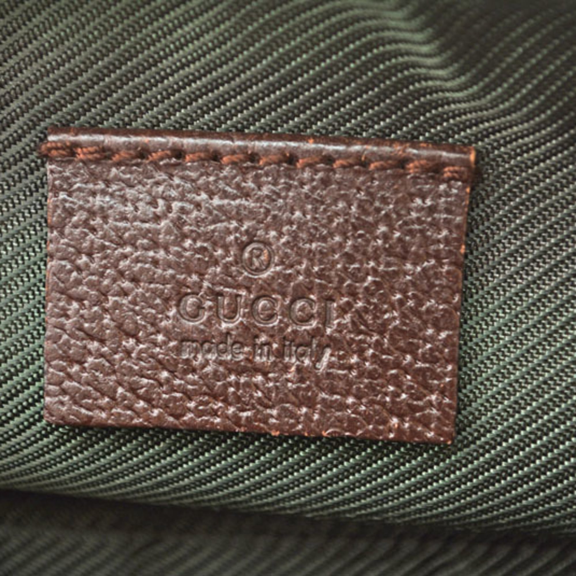 Gucci Gg Canvas Beige Brown Gg Canvas Pouch (Pre-Owned)