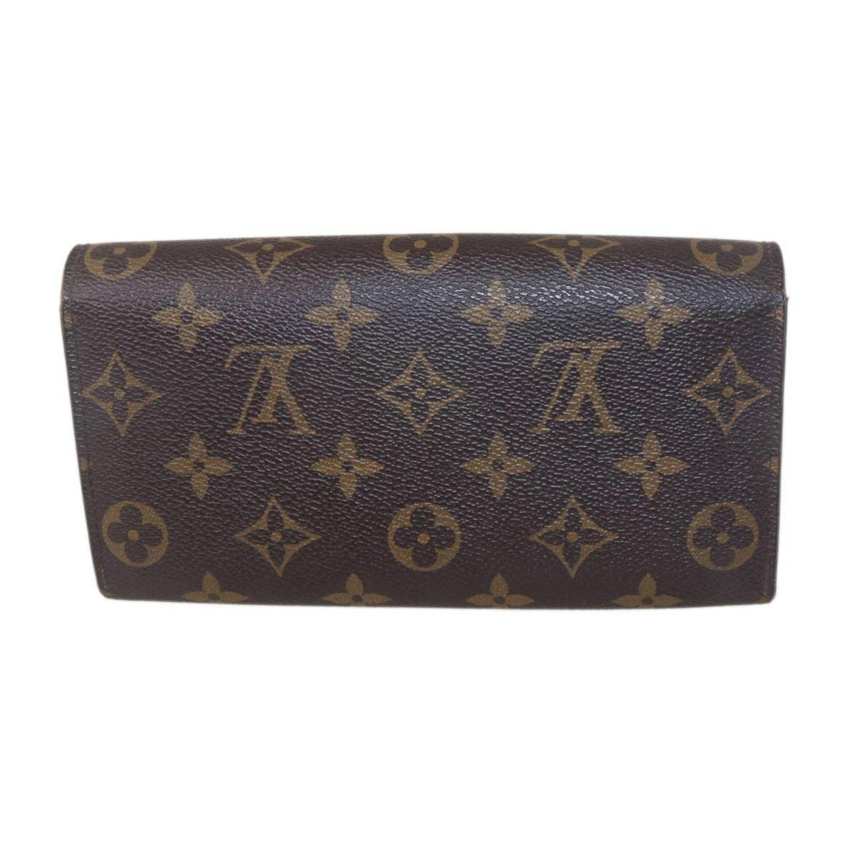 Louis Vuitton Monogram Brown Long Wallet (Bi-Fold) (Pre-Owned)