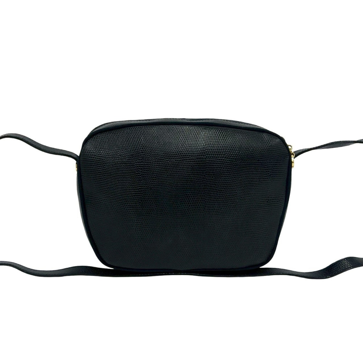 Salvatore Ferragamo Black Leather Shoulder Bag (Pre-Owned)