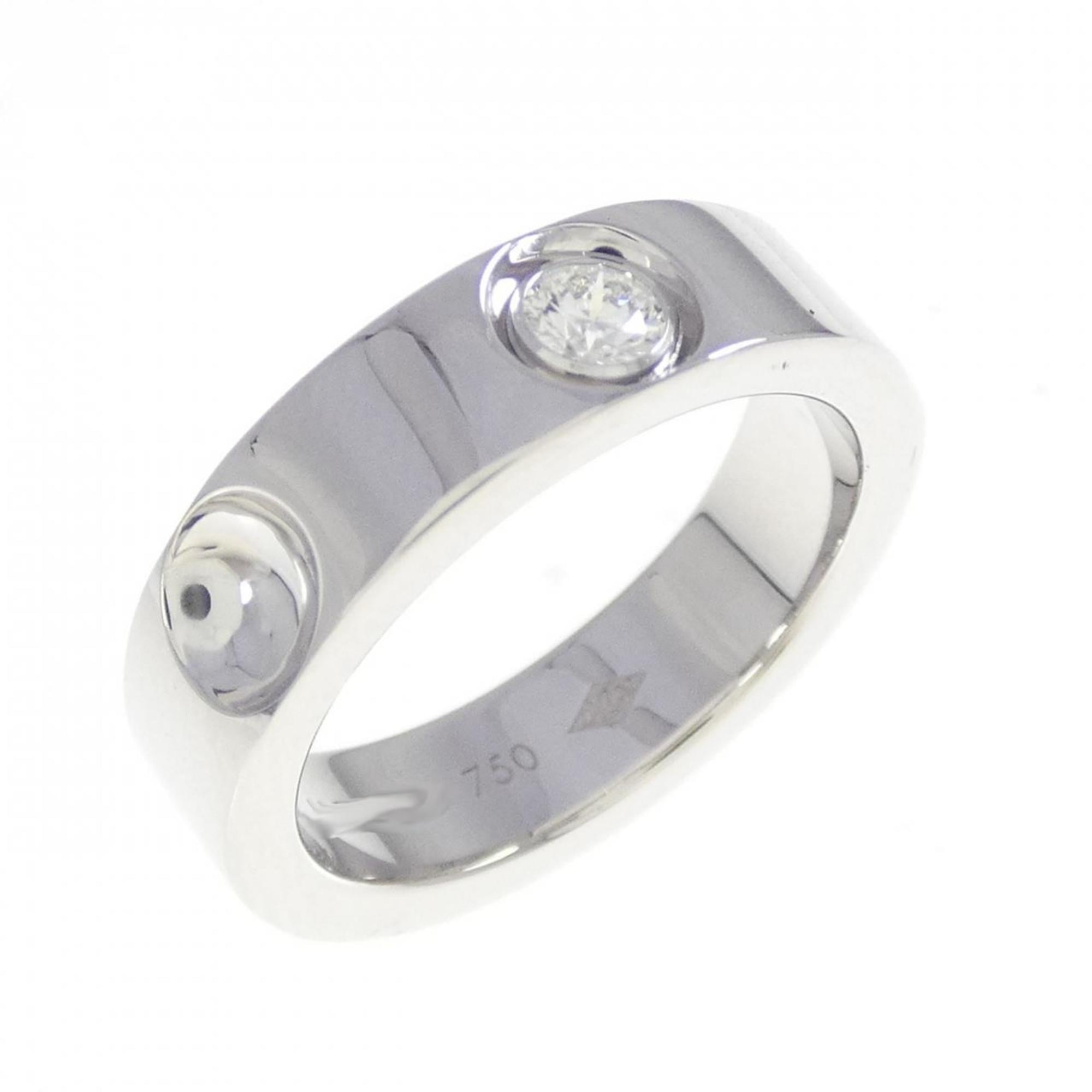 Louis Vuitton White Gold (18K) Band Ring (Pre-Owned)