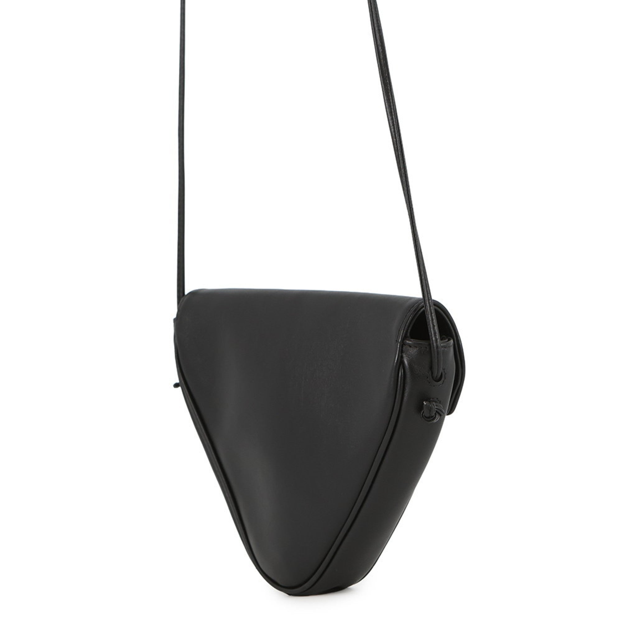 Celine Black Leather Handbag Pochette Shoulder Bag (Pre-Owned)