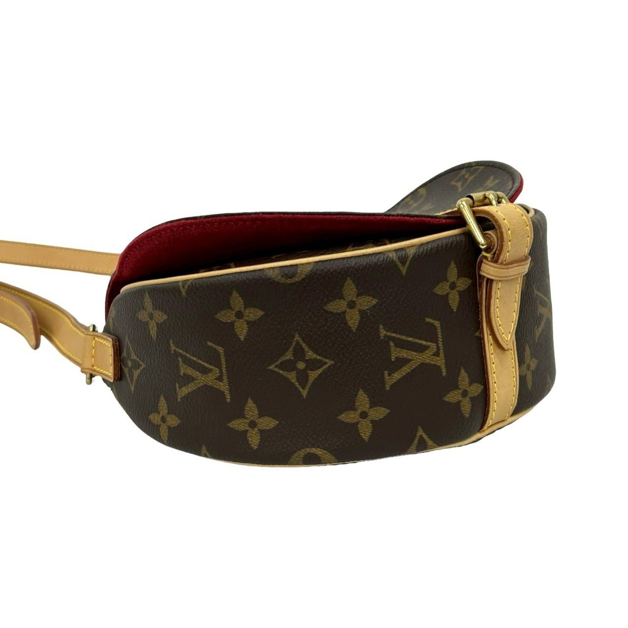Louis Vuitton Brown Leather Pvc Pochette Shoulder Bag (Pre-Owned)