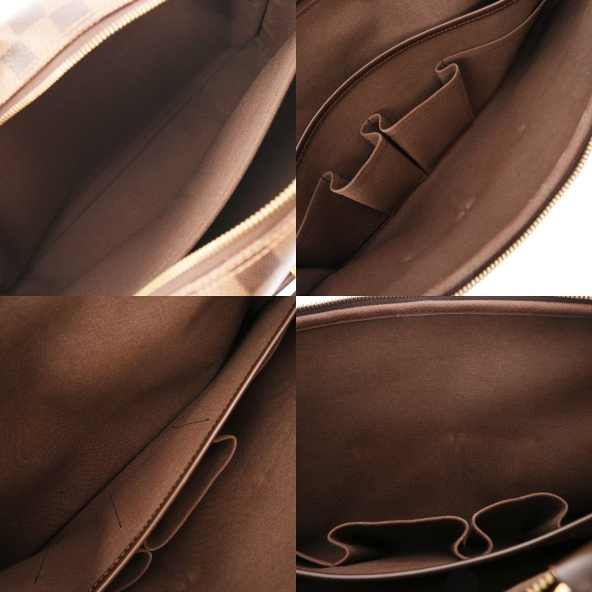 Louis Vuitton Damier Brown Damier Canvas Briefcase (Pre-Owned)