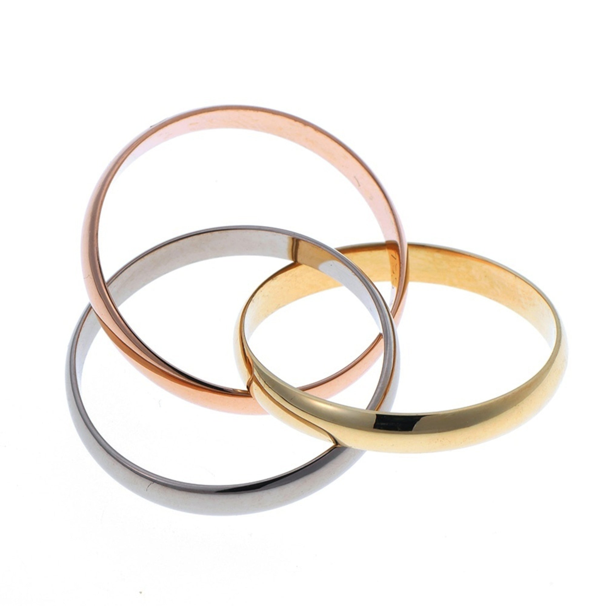 Cartier Pink Gold White Gold Yellow Gold Yellow Gold (18K) Pink Gold (18K) White Gold (18K) Band Ring (Pre-Owned)