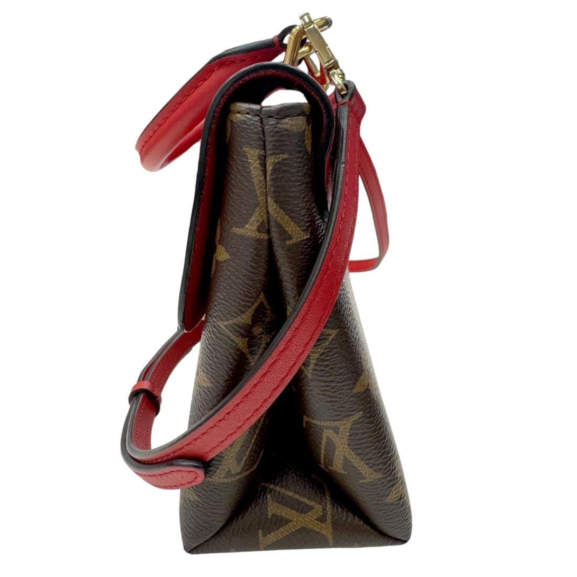Louis Vuitton Monogram Brown Coquelicots Monogram Monogram Handbag Shoulder Bag (Pre-Owned)