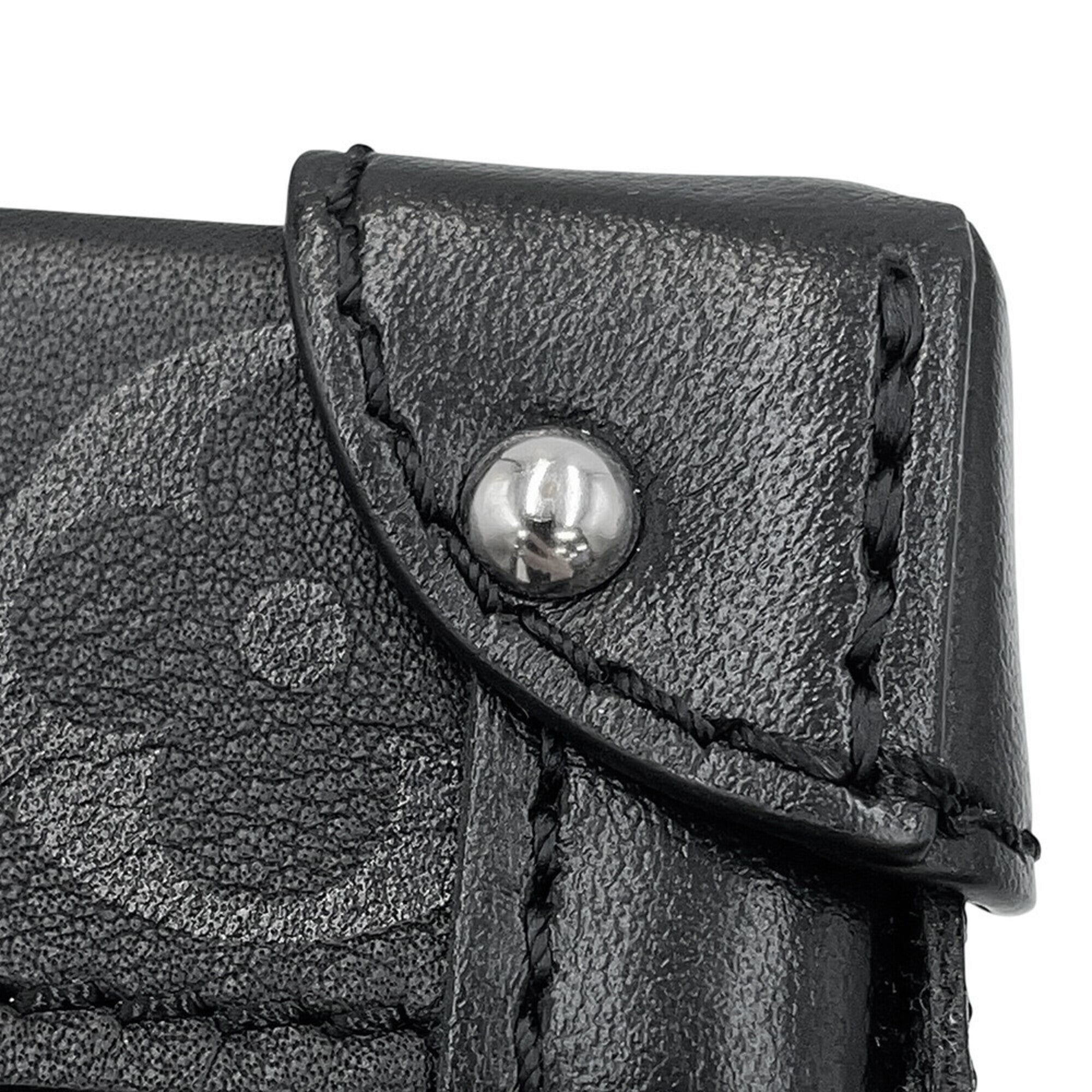 Louis Vuitton Monogram Noir Monogram Clutch Bag Handbag Shoulder Bag (Pre-Owned)