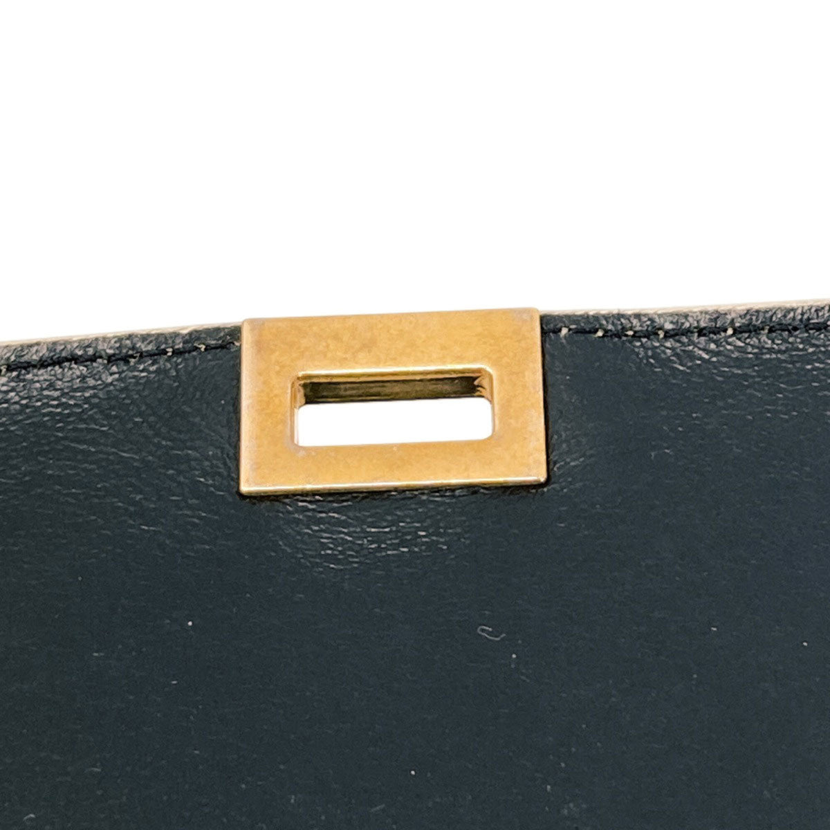 Celine Trapeze Black White Leather Handbag (Pre-Owned)