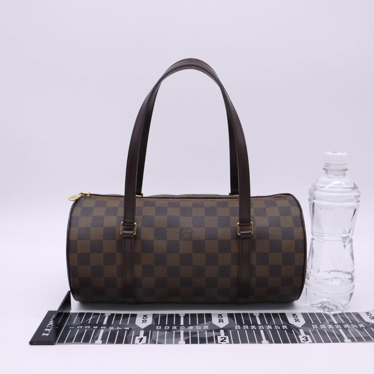 Louis Vuitton Damier Beige Brown Coated Canvas Leather Handbag (Pre-Owned)