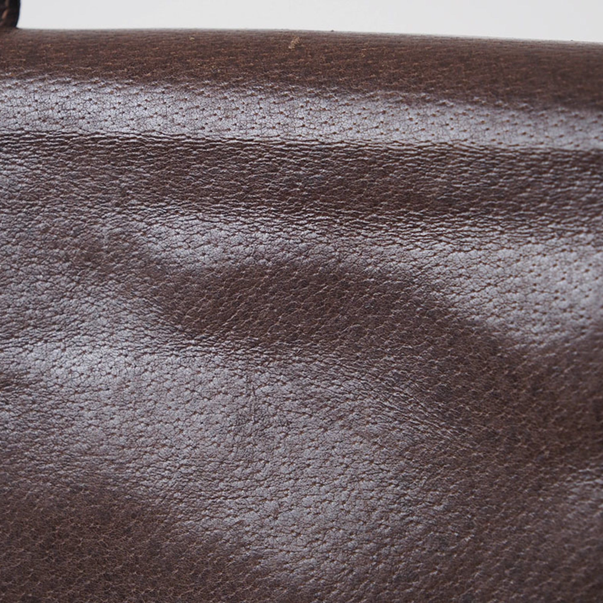 Gucci Brown Leather Shoulder Bag (Pre-Owned)