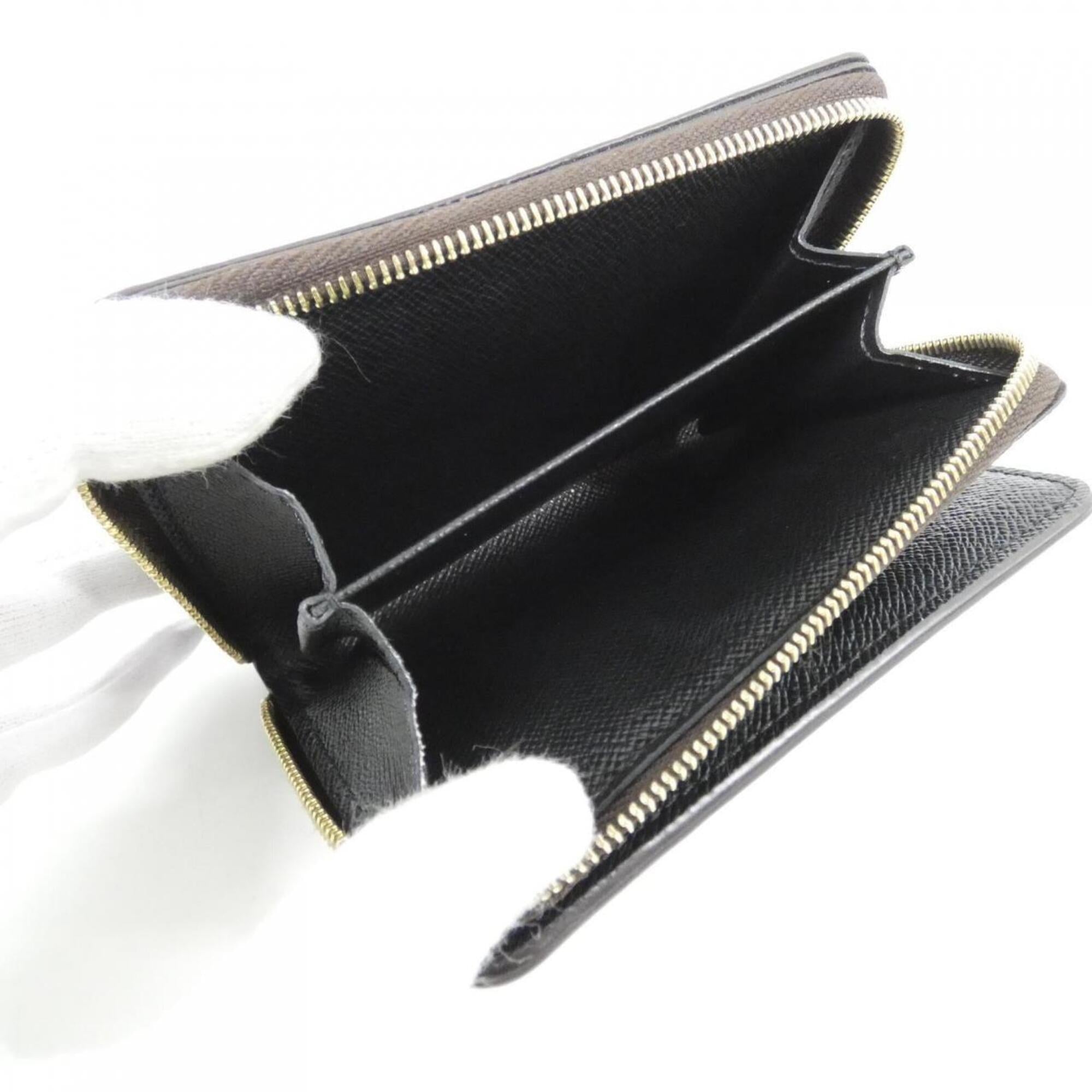 Louis Vuitton Brown Coated Canvas Wallet (Bi-Fold) (Pre-Owned)