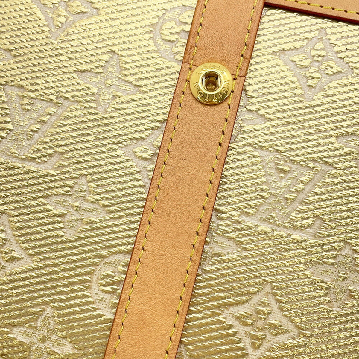 Louis Vuitton Monogram Gold Brown Handbag Shoulder Bag (Pre-Owned)