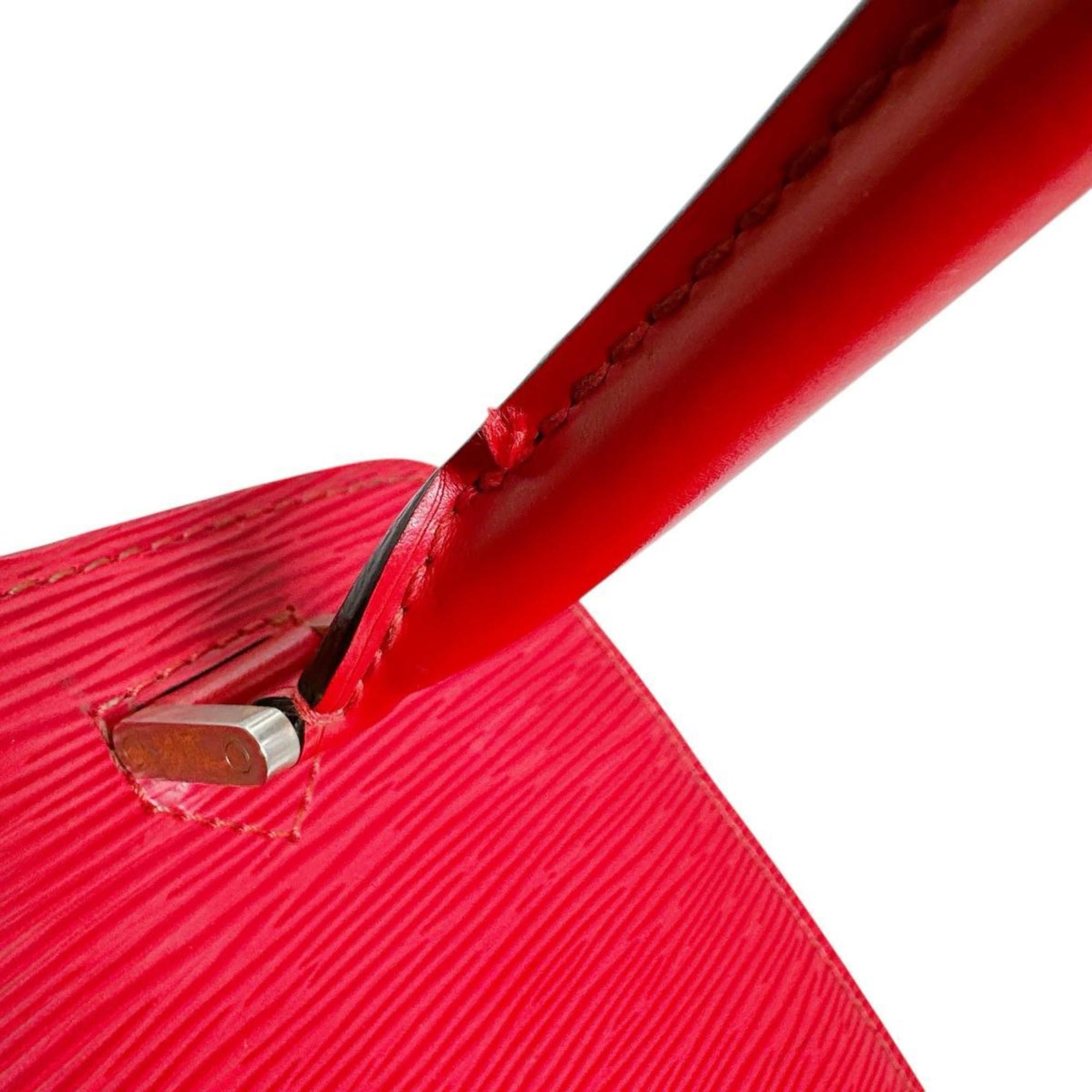 Louis Vuitton Red Color Epi Leather Handbag (Pre-Owned)