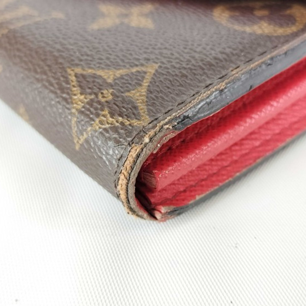 Louis Vuitton Monogram Brown Coquelicots Monogram Long Wallet (Bi-Fold) (Pre-Owned)