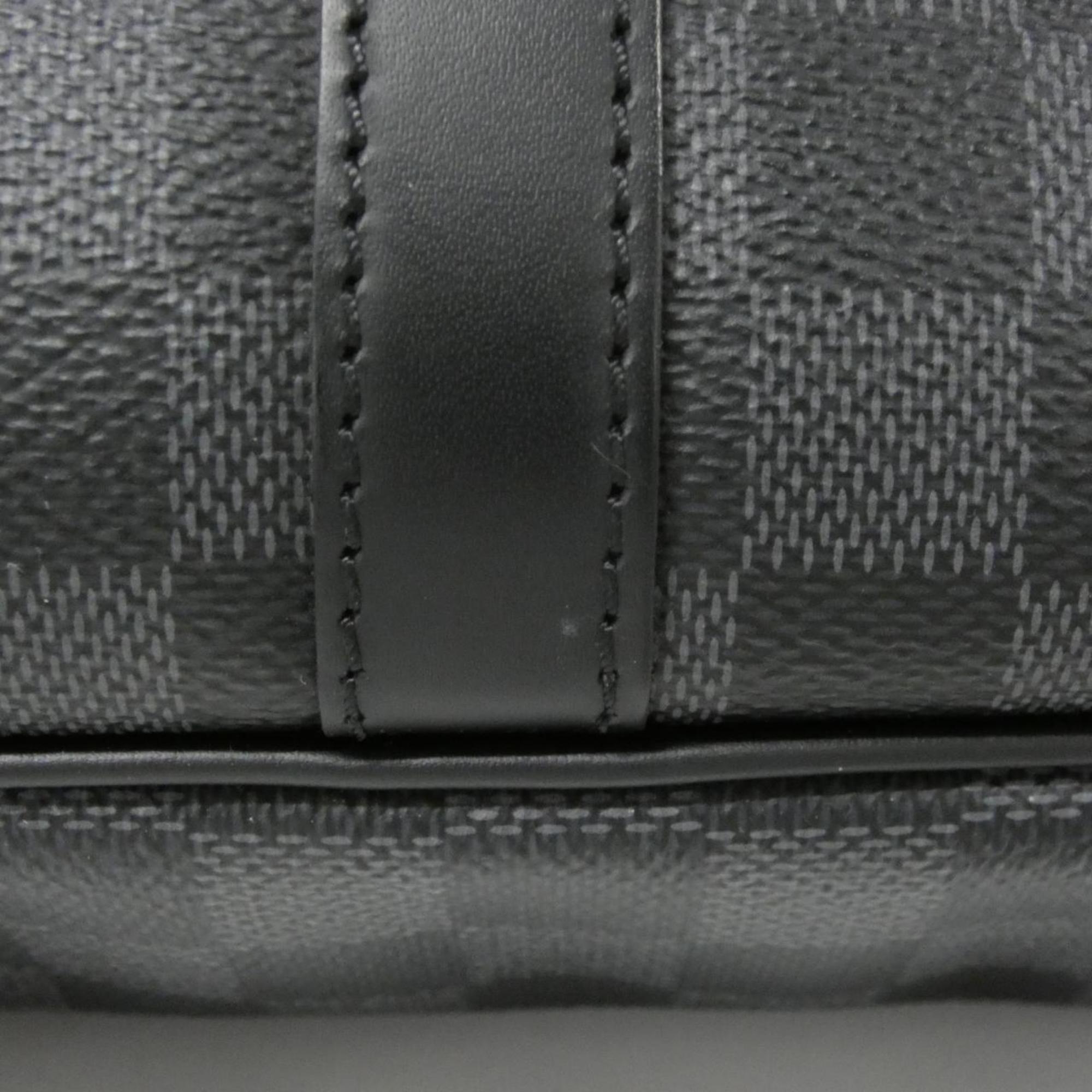 Louis Vuitton Graphite Coated Canvas Handbag (Pre-Owned)