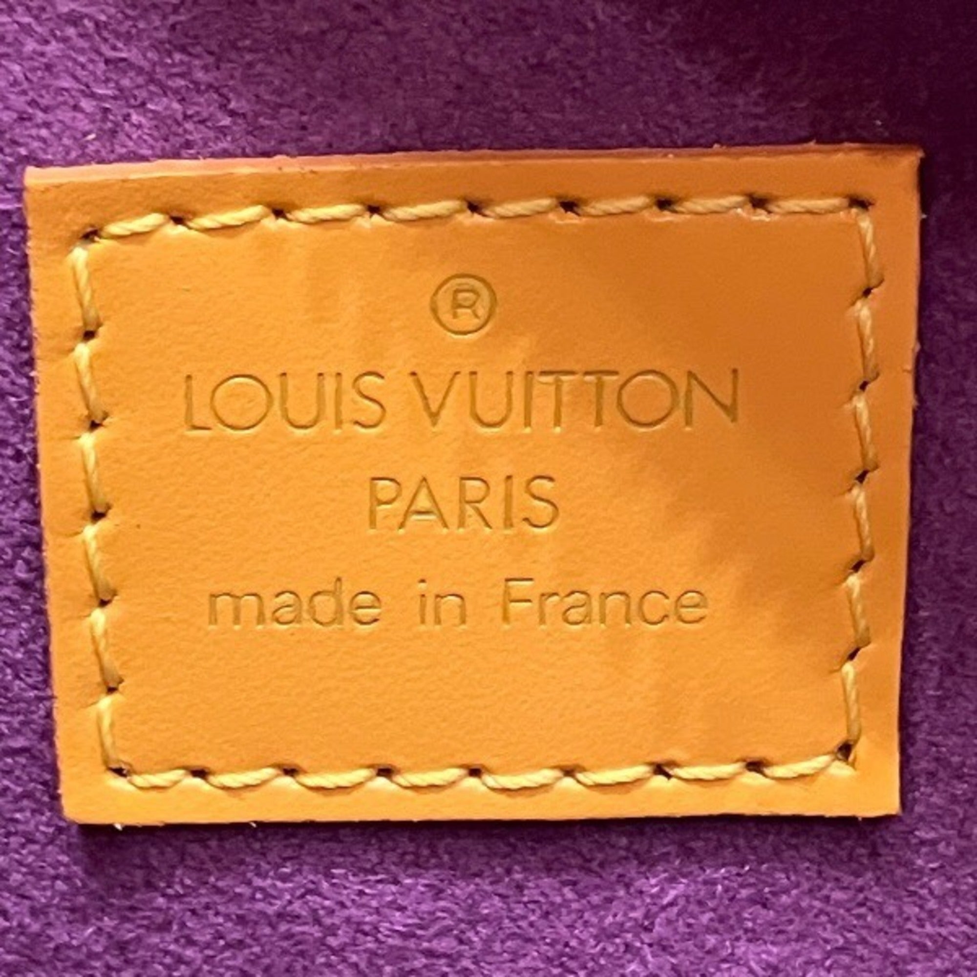 Louis Vuitton Yellow Leather Handbag (Pre-Owned)
