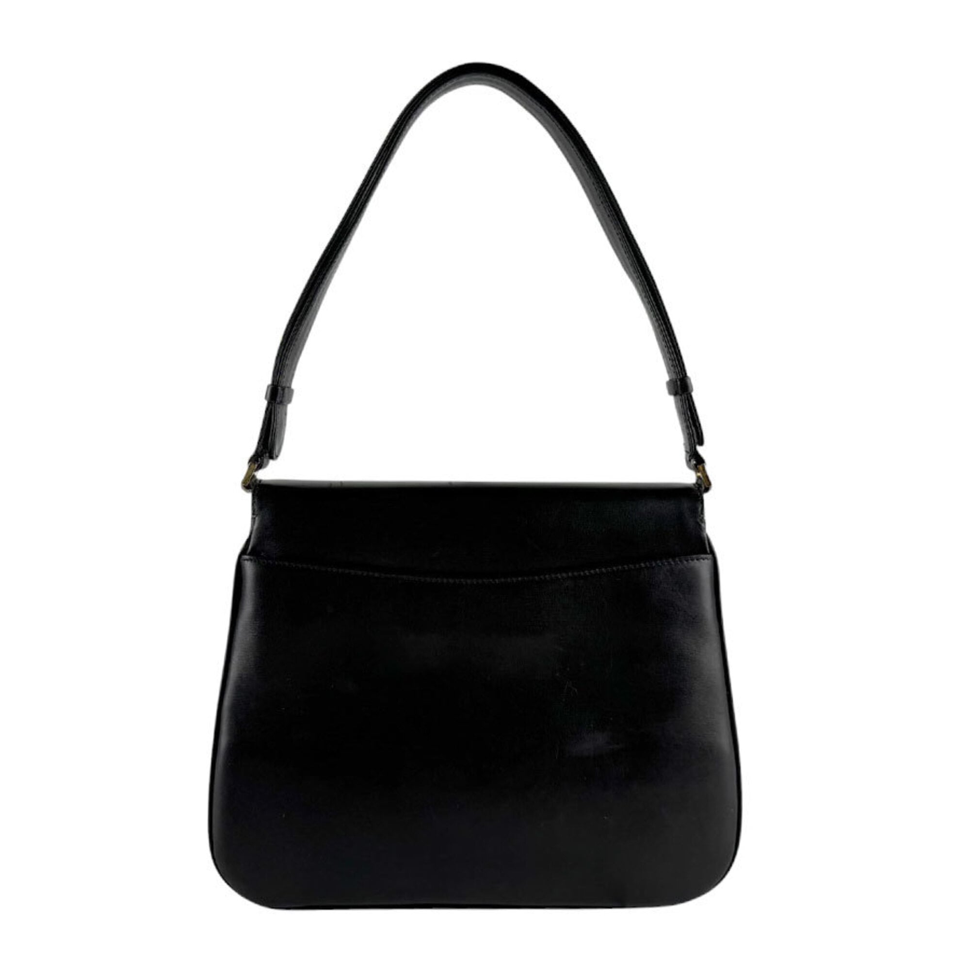 Gucci Black Leather Shoulder Bag (Pre-Owned)