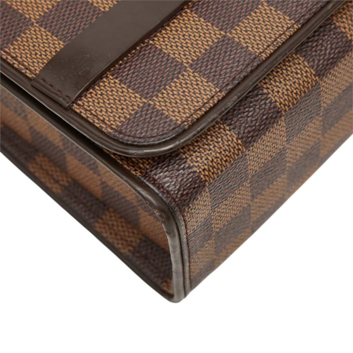 Louis Vuitton Damier Brown Pvc Leather Shoulder Bag (Pre-Owned)